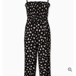 Torrid super soft floral romper size 2